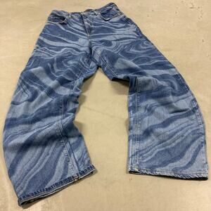 Baggy Y2K wild fable patterned Jeans 28x31